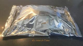 Chuletas de cerdo en papillote