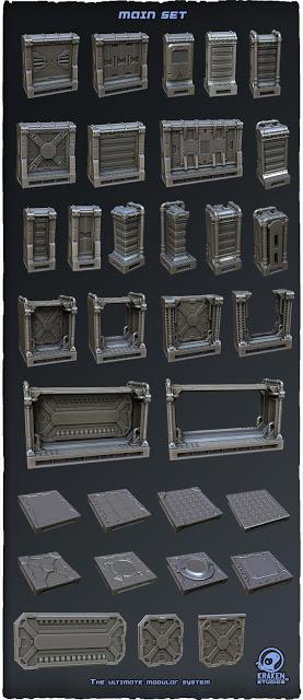 Kraken SPACE Tiles, de Kraken 3D Studios, en KS