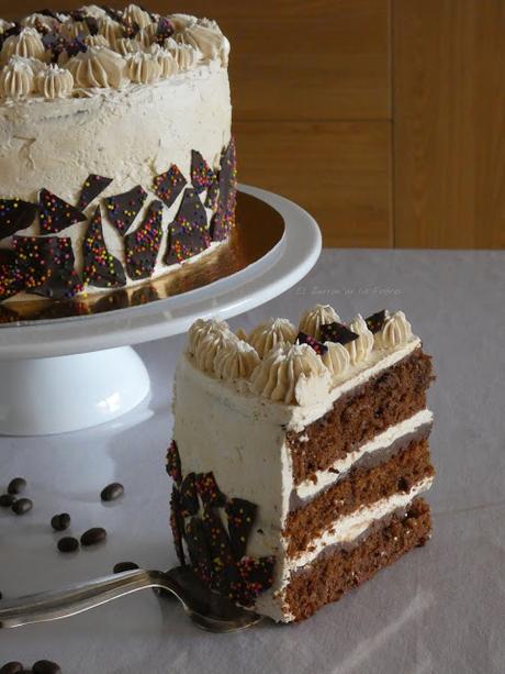 Tarta de Café y Chocolate con Buttercream Tarta de Café y Chocolate con Buttercream