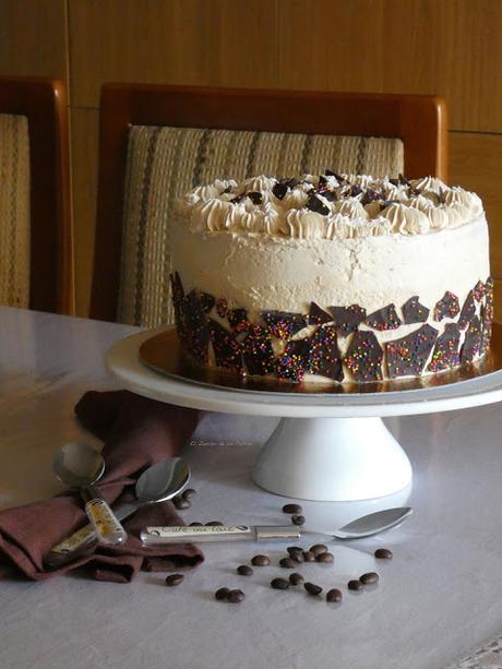 Tarta de Café y Chocolate con Buttercream Tarta de Café y Chocolate con Buttercream