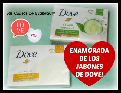 Enamorada de los jabones de Dove!