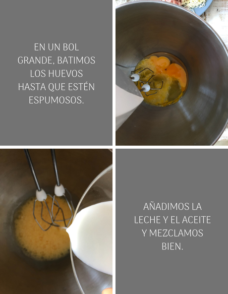 Green olive, Ham & Cheese Bundt Cake #BundtBakers {Bundt Cake salado}