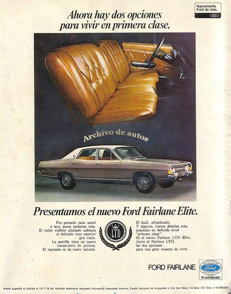 Ford Fairlane Elite del año 1978