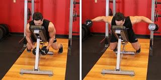 Ejercicios Para Hombros - Elevaciones Laterales Tronco Inclinado en Banco