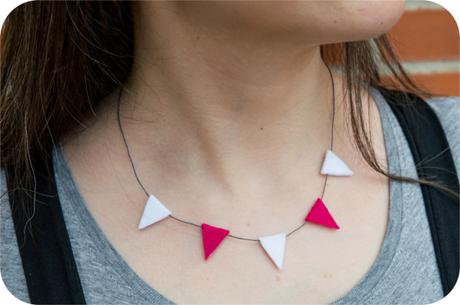 DIY: Collar guirnalda de fieltro