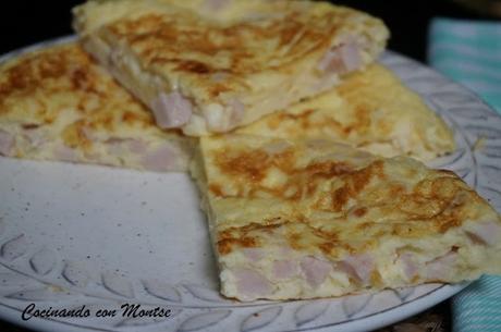 Tortilla de pavo y queso