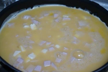 Tortilla de pavo y queso