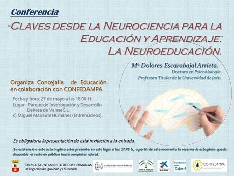Conferencia sobre Neurociencia el próximo 27 de mayo Conferencia sobre Neurociencia el próximo 27 de mayo