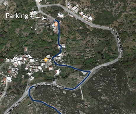 Parking-for-Apano-Kastro-1024x858.jpg.optimal ▷ Cómo ir de excursión a Apano Kastro en Naxos, Grecia