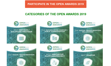 Abierto el plazo de inscripción para los Open Awards 2019, el mayor reconocimiento del mundo de las tecnologías abiertas Abierto el plazo de inscripción para los Open Awards 2019, el mayor reconocimiento del mundo de las tecnologías abiertas