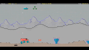 En los comienzos, también jugábamos 😋 Pantalla del juego en ASCII