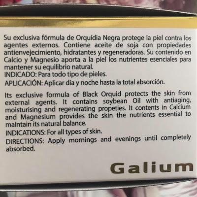 Crema orquídea negra de Galium cosmética integral