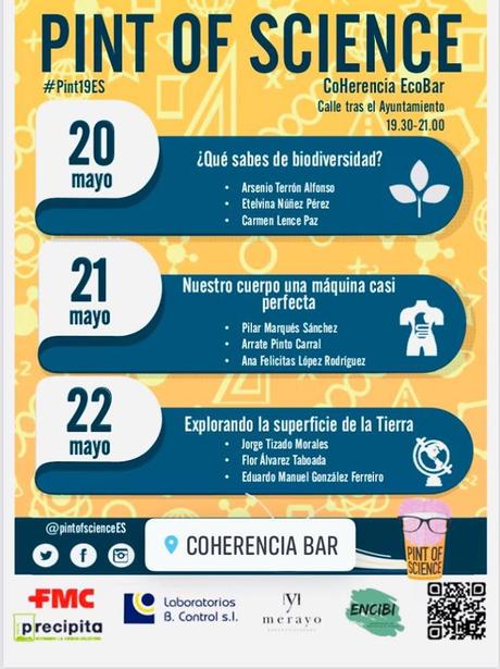 Coherencia Bar se une al  Pint of Science con la intervención de nueve investigadores