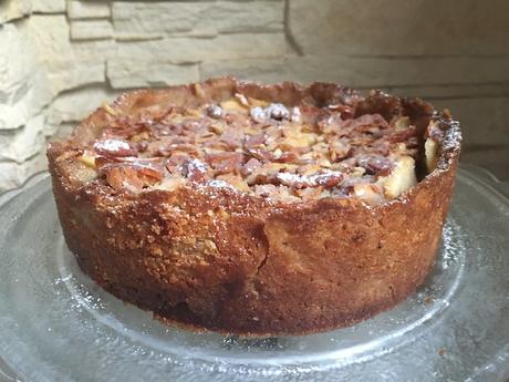Tarta de manzana y almendras Tarta de manzana