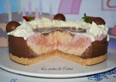 Tarta mousse napolitana