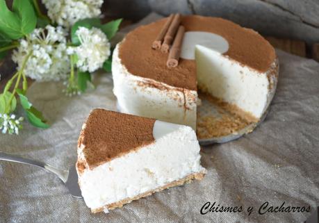 Tarta mousse de nata y  arroz con leche, 7 aniversario Desafío en la cocina