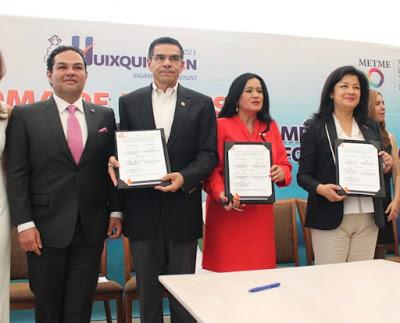 FIRMAN CONVENIO SECRETARÍA DEL TRABAJO Y METME PARA IMPULSAR FERIAS DE PRODUCTORAS REGIONALES