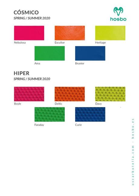 HOSBO añade a su catálogo SS20 una nueva propuesta basada en tonos flúor HOSBO añade a su catálogo SS20 una nueva propuesta basada en tonos flúor