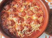 Albondigas italiana gratinadas mozzarella