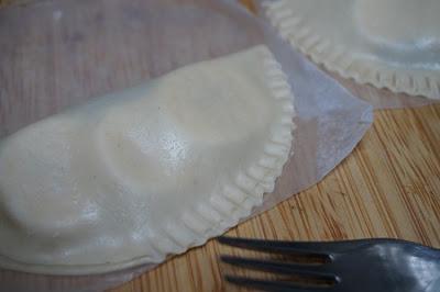 Empanadillas de chocolate y plátano