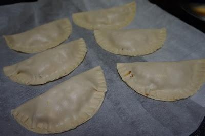 Empanadillas de chocolate y plátano