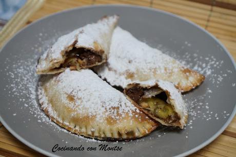 Empanadillas de chocolate y plátano