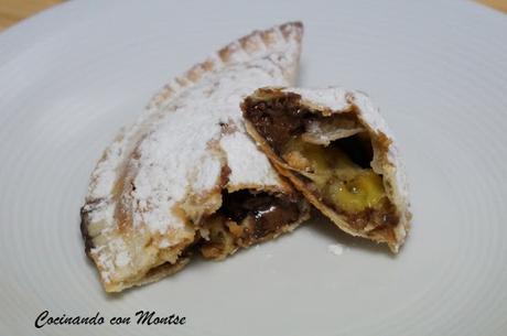 Empanadillas de chocolate y plátano