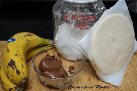 Empanadillas de chocolate y plátano