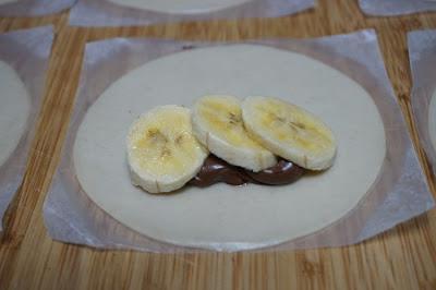 Empanadillas de chocolate y plátano