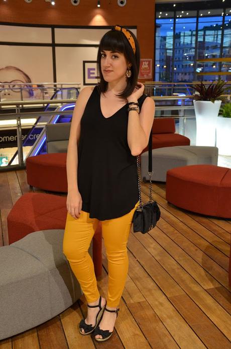 Black and mustard Black and mustard