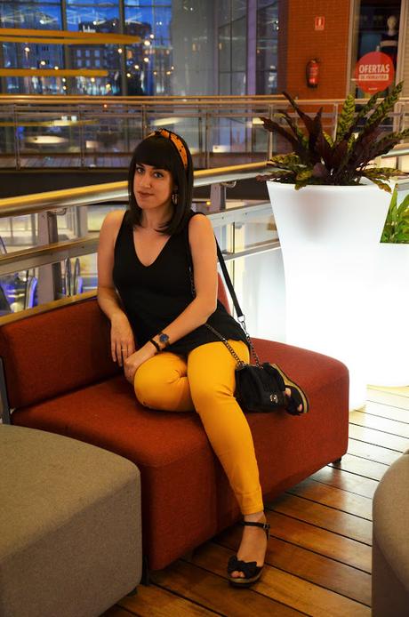 Black and mustard Black and mustard