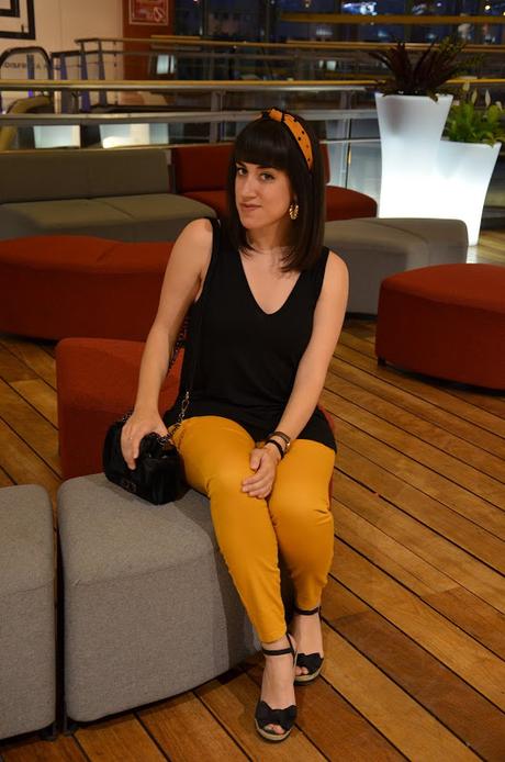 Black and mustard Black and mustard