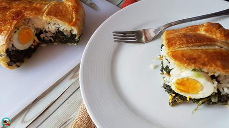 Pascualina de hojaldre y espinacas Pascualina de hojaldre y espinacas