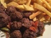 Albóndigas vino tinto