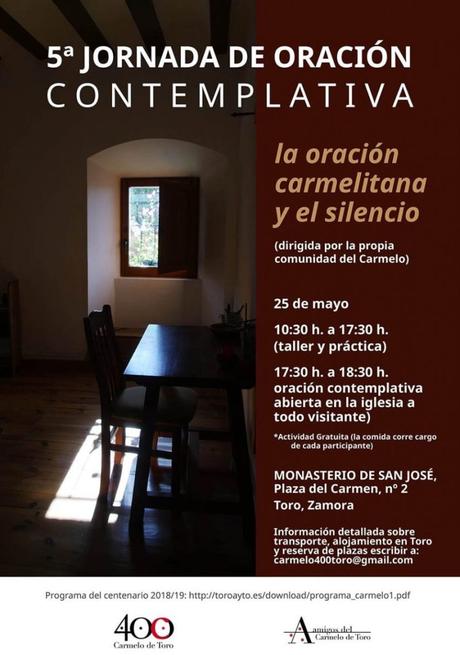 V Jornada de oración contemplativa en Toro