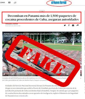 Fake News: cargamento de drogas proveniente de Cuba