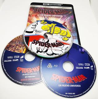 Spiderman un nuevo universo, Análisis de la edición Bluray y UHD