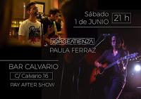 Concierto de Paula Ferraz y Jorge Atienza en Calvario