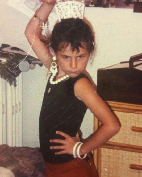 Las fotos retro de Cande Tinelli con sus dos amores