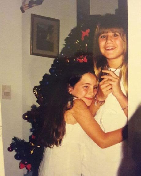 Las fotos retro de Cande Tinelli con sus dos amores