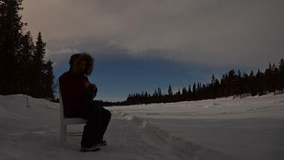 Esperando la aurora boreal