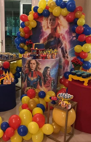 Fiesta temática Capitana Marvel