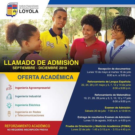 Admisiones abiertas para estudiar ingenierías en Loyola