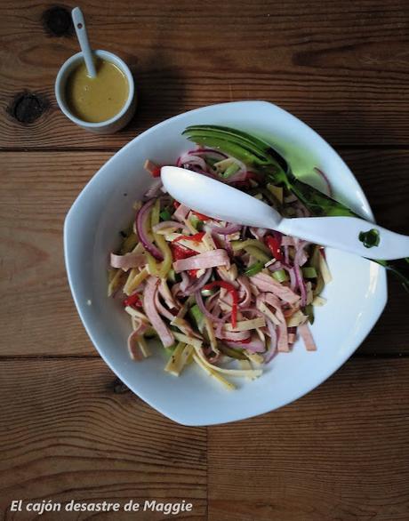 WURSTSALAT AL ESTILO BÁVARO - 12 RECETAS, 12 BLOGUERS WURSTSALAT AL ESTILO BÁVARO - 12 RECETAS, 12 BLOGUERS