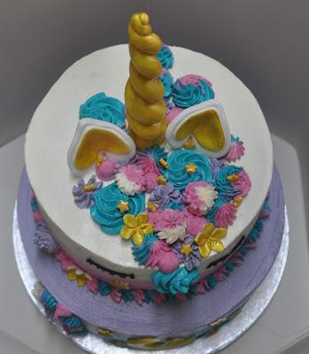 Unicorn Cake For Arlet 4 Birthday