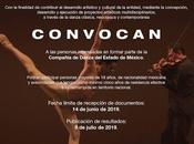 Busca secretaría cultura bailarinas bailarines para integrar compañía danza edoméx