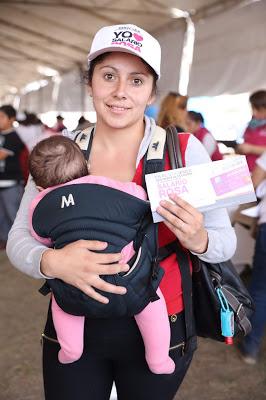 ASEGURA ALFREDO DEL MAZO QUE EL SALARIO ROSA TAMBIÉN APOYA A LAS JÓVENES QUE TIENEN HIJOS Y DESEAN SEGUIR ESTUDIANDO