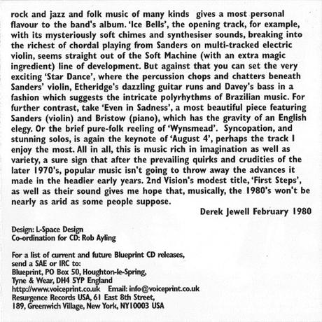 John Etheridge & Ric Sanders - 2nd Vision (2000)