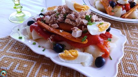 Ensalada de papas cocidas