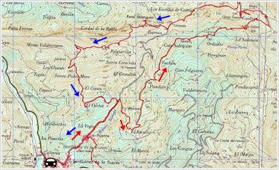 Collanzo-El Pinganón del Caideru-Rueses-Les Solengues